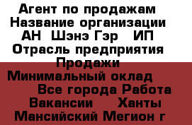 Агент по продажам › Название организации ­ АН "Шэнэ Гэр", ИП › Отрасль предприятия ­ Продажи › Минимальный оклад ­ 45 000 - Все города Работа » Вакансии   . Ханты-Мансийский,Мегион г.